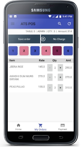 Android Restaurant POS app