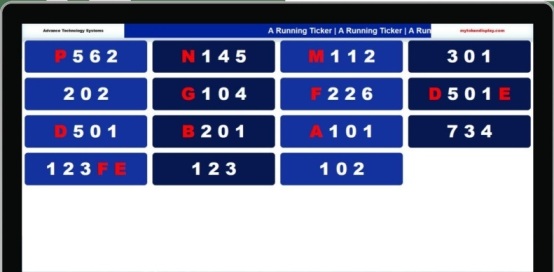 token display system